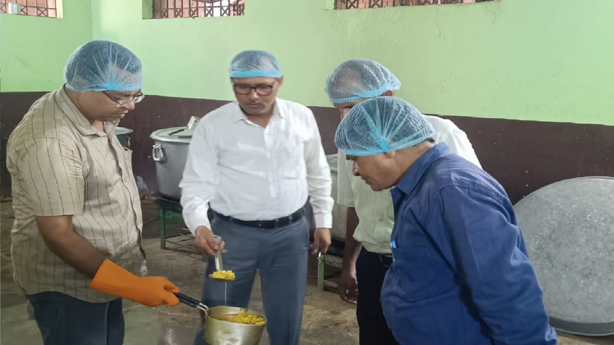 action on seven organizations making mid day meal samples taken