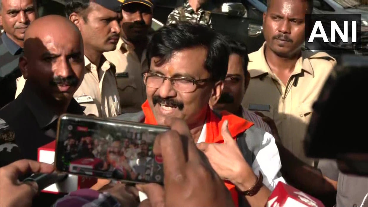 Sanjay Raut Arrest: shiv sena and eknath shinde showing that they are not fear from each other