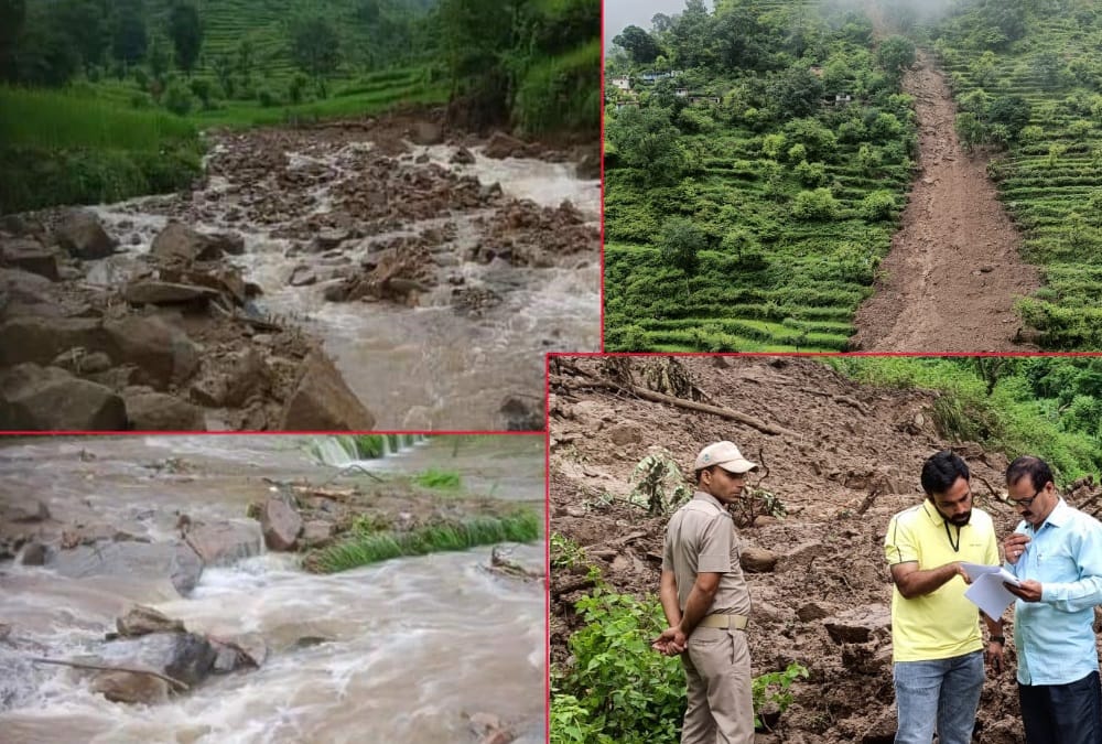 Uttarakhand Weather Update: Photos of Cloudburst in srinagar two village