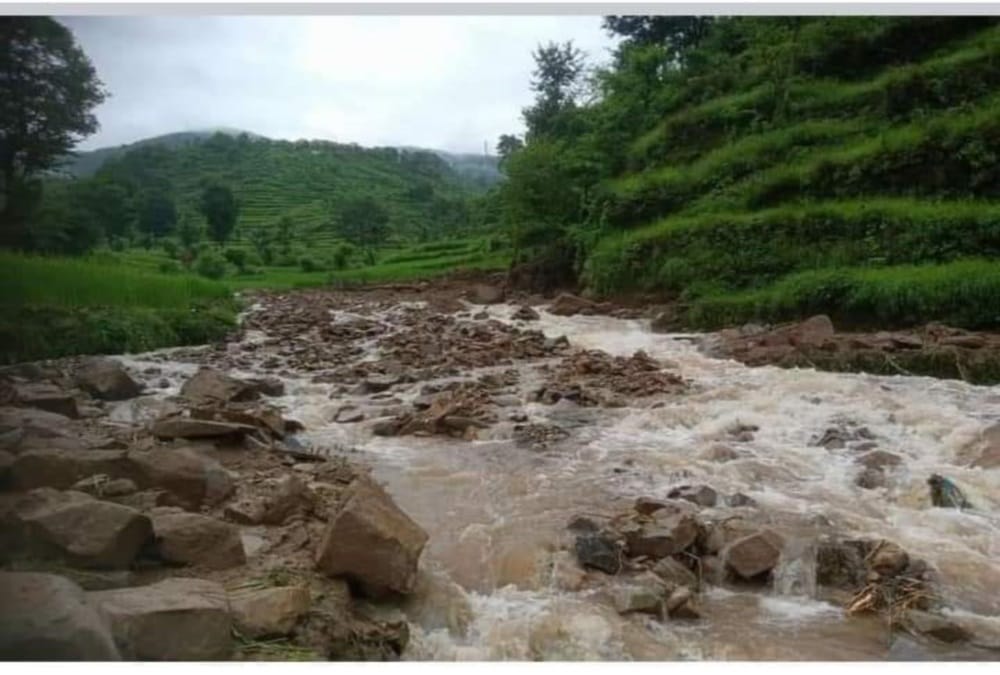 Uttarakhand Weather Update: Photos of Cloudburst in srinagar two village