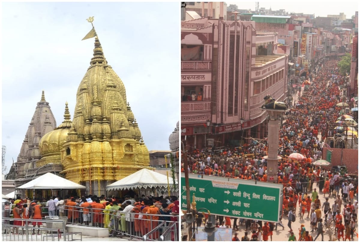 Sawan tisra somwar Kashi Vishwanath Dham new record first time in history such work done