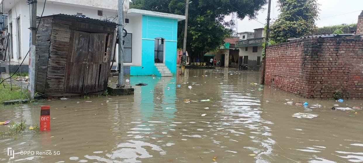 Weather became pleasant due to rain, problem due to water logging