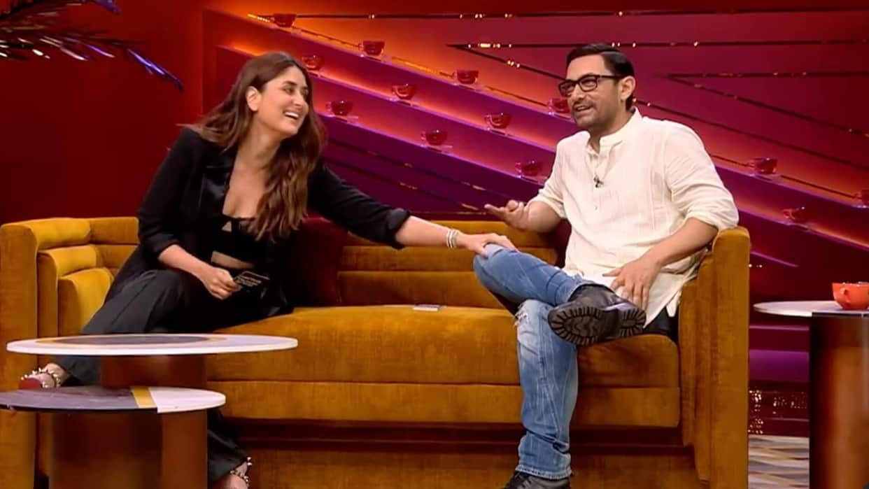 Laal Singh Chaddha actor Aamir Khan Kareena Kapoor to promote their Film in Koffee With karan 7 watch promo vi
