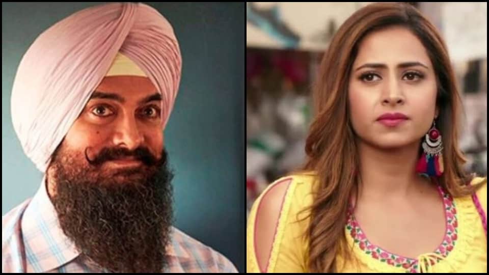 Laal singh chaddha aamir khan reaction on sargun Mehta who criticized actor Punjabi accent