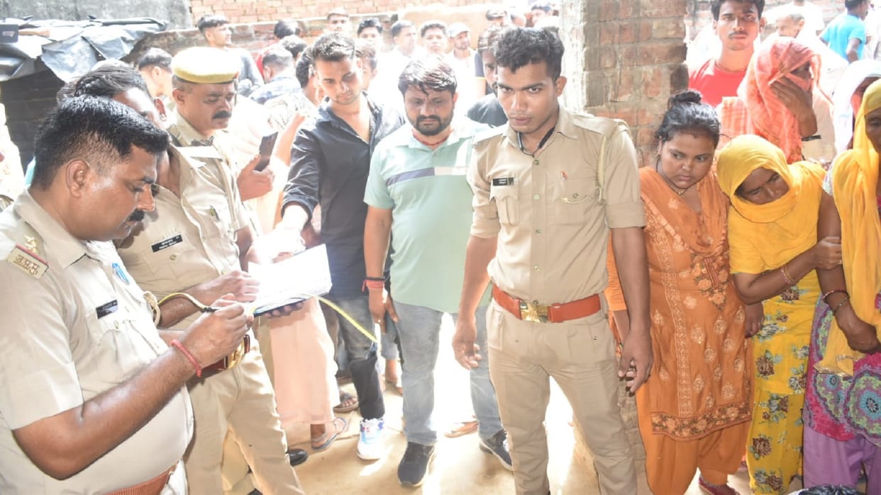 Adopted son killed mother by brick attack in Gajraula of Amroha