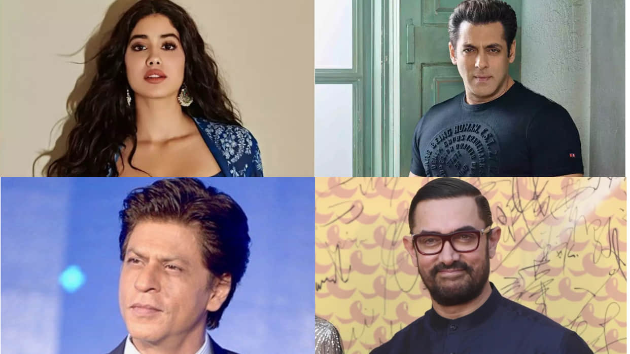 Janhvi Kapoor says in a interview it would be little odd to work opposite Aamir Khan Salman Khan Shahrukh Khan