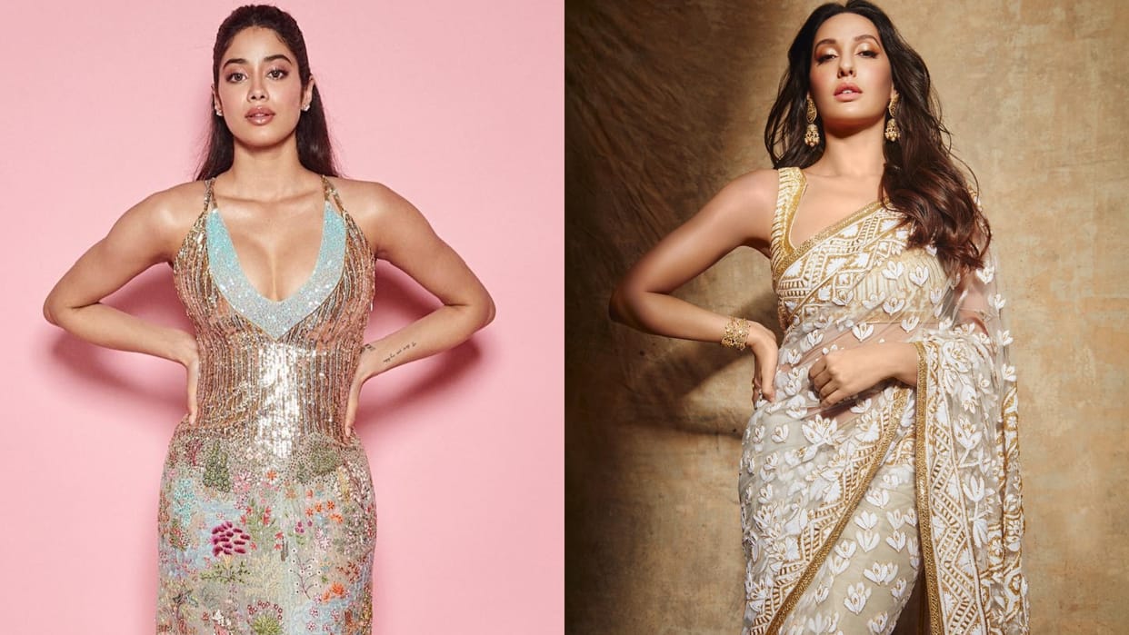 photos of the day katrina kaif janhvi kapoor nora fatehi marunal thakur ananya pandey kartik aaryan