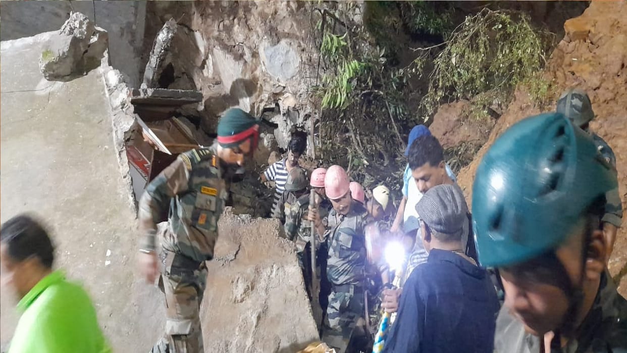 Malli Bazar landslide Jewelry and goods worth lakhs found buried under rubble