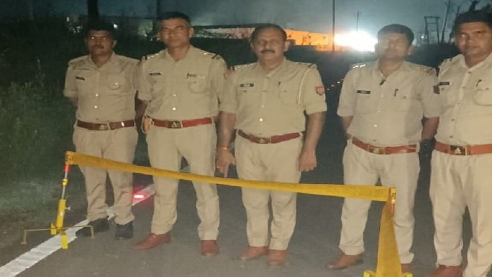Mathura police encounter with miscreants soldier injured