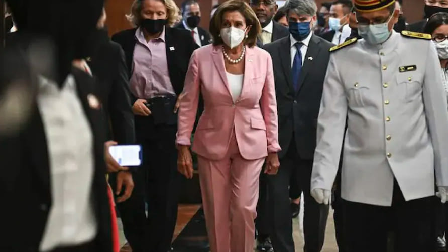 Nancy Pelosi In Taiwan : US warship deployed before visit China threatens
