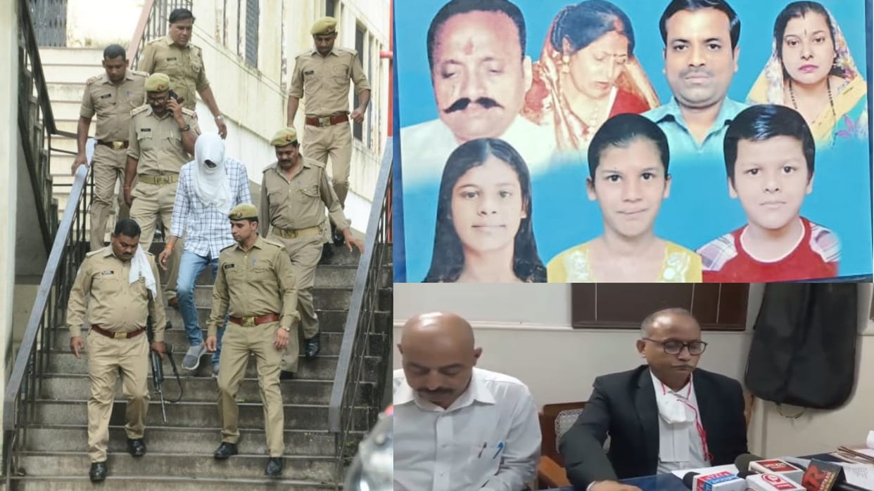 no eyewitness five evidences got him death sentence Ghaziabad Court killer Rahul varma Who Killed seven Member