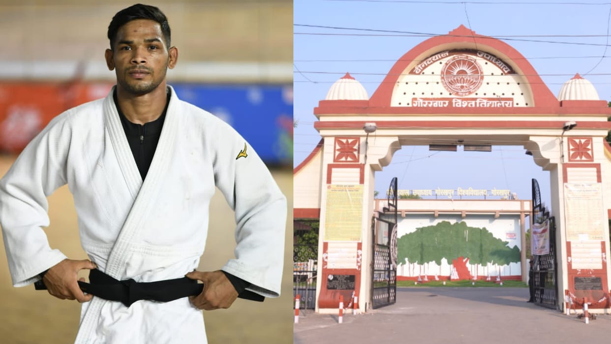 Commonwealth Games medalist Vijay Yadav student of Gorakhpur University