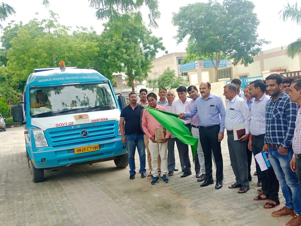 Mobile van will check water sample from every panchayat
