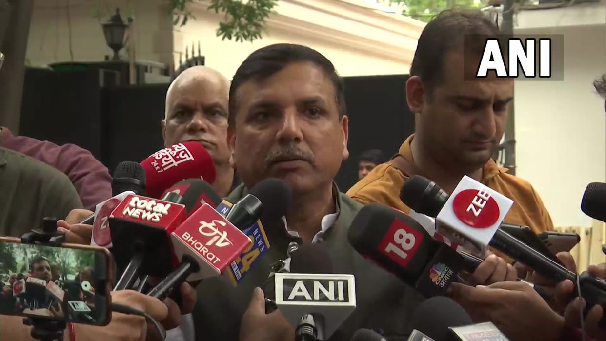 AAP support to opposition candidate in the Vice Presidential election Sanjay Singh tells