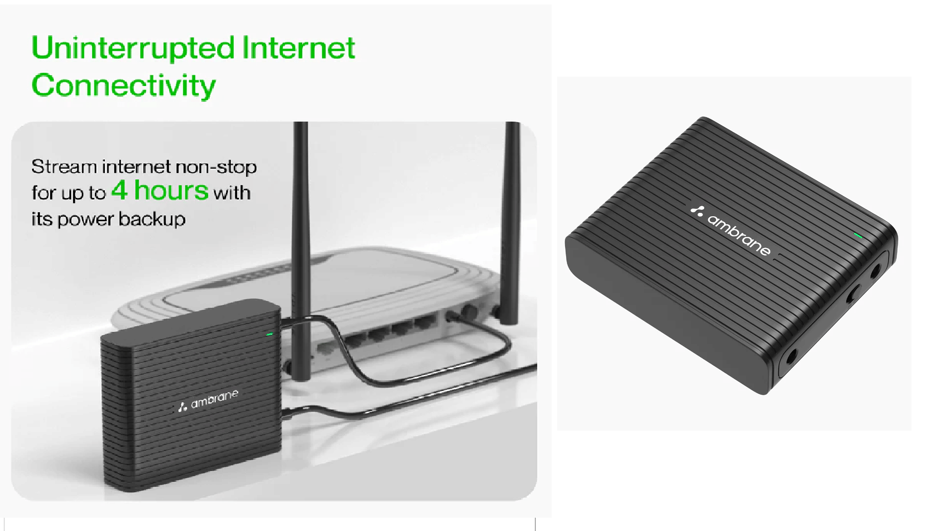 Ambrane announces Power Backup for Routers called PowerVolt Router UPS