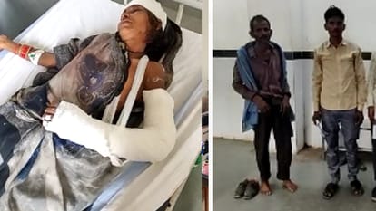 In Chhatarpur, a woman who went to graze buffalo on railway land and her entire family was beaten up