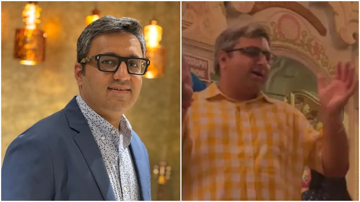 Ashneer Grover Doppelganger Dancing in Iskcon temple video goes viral on social media