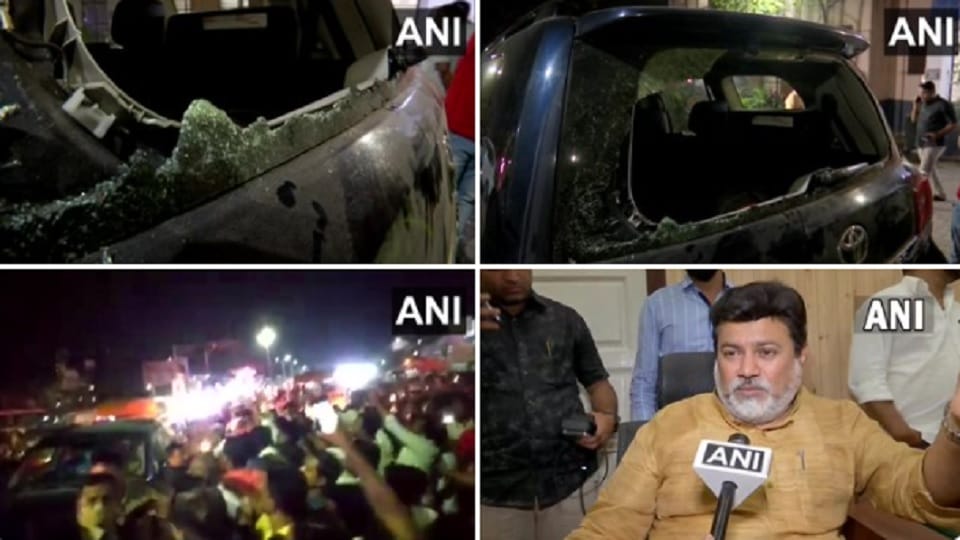 Maharastra Uday Samant Car Attack in Pune After Aditya Thackeray Rally CM Shinde Called It Cowardice
