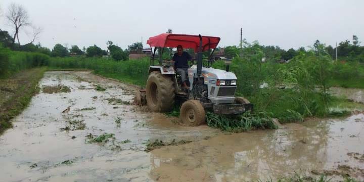 Mansoon-27 MM rain in distt.