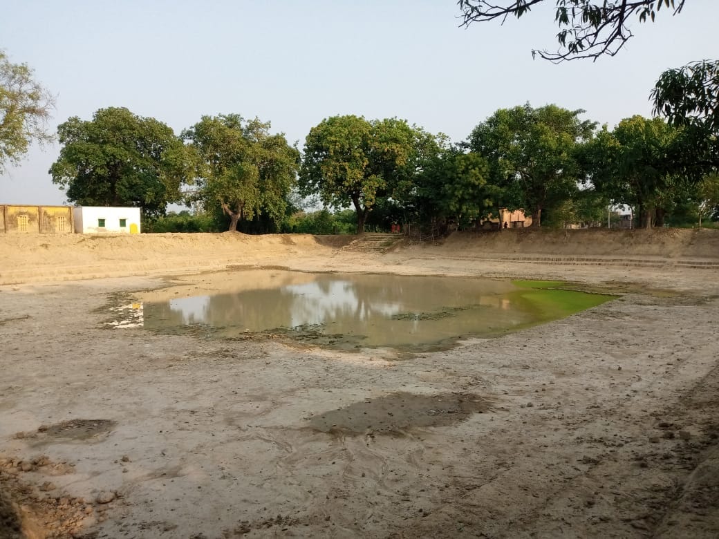 Half the rain has passed, Amrit Sarovar Yojana is far from the target