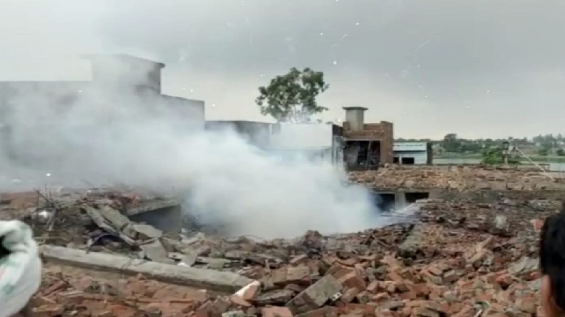 firecracker blast in pilibhit Three daughters of businessman died in explosion of firecrackers kept in house
