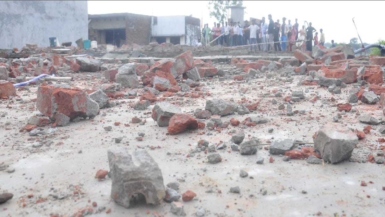 Blast in a village of Bachhravan kotwali in raebareli.