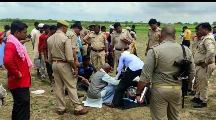 Dead body of a young man found half-naked in the field