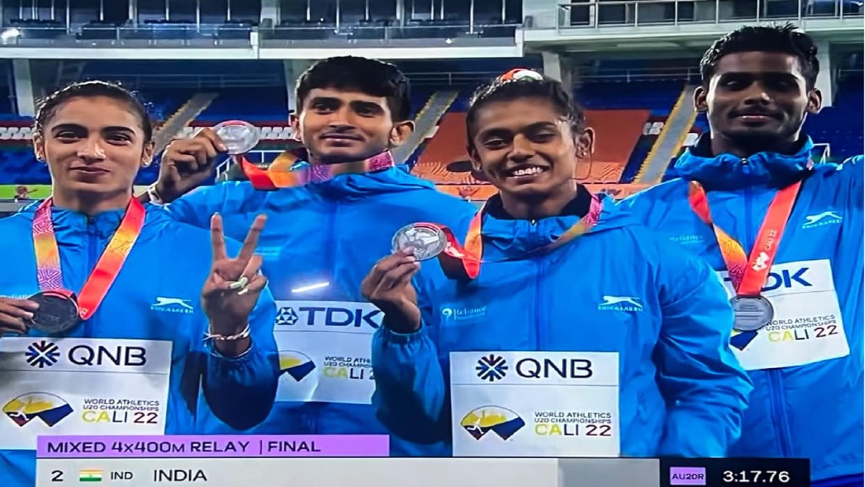 Rupal Choudhary of Meerut has won silver medal in Under-20 (Junior) World Athletics Championships