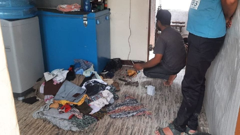 Thieves targeted three houses in the agra police line