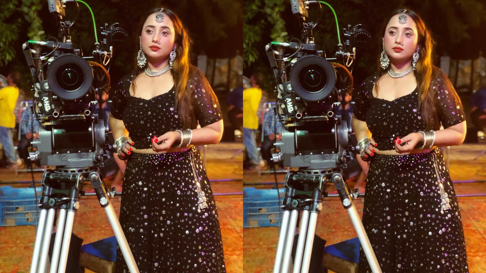 Bhojpuri Queen Rani Chatterjee came to shoot even after being ill, said I am not well but work has to be done