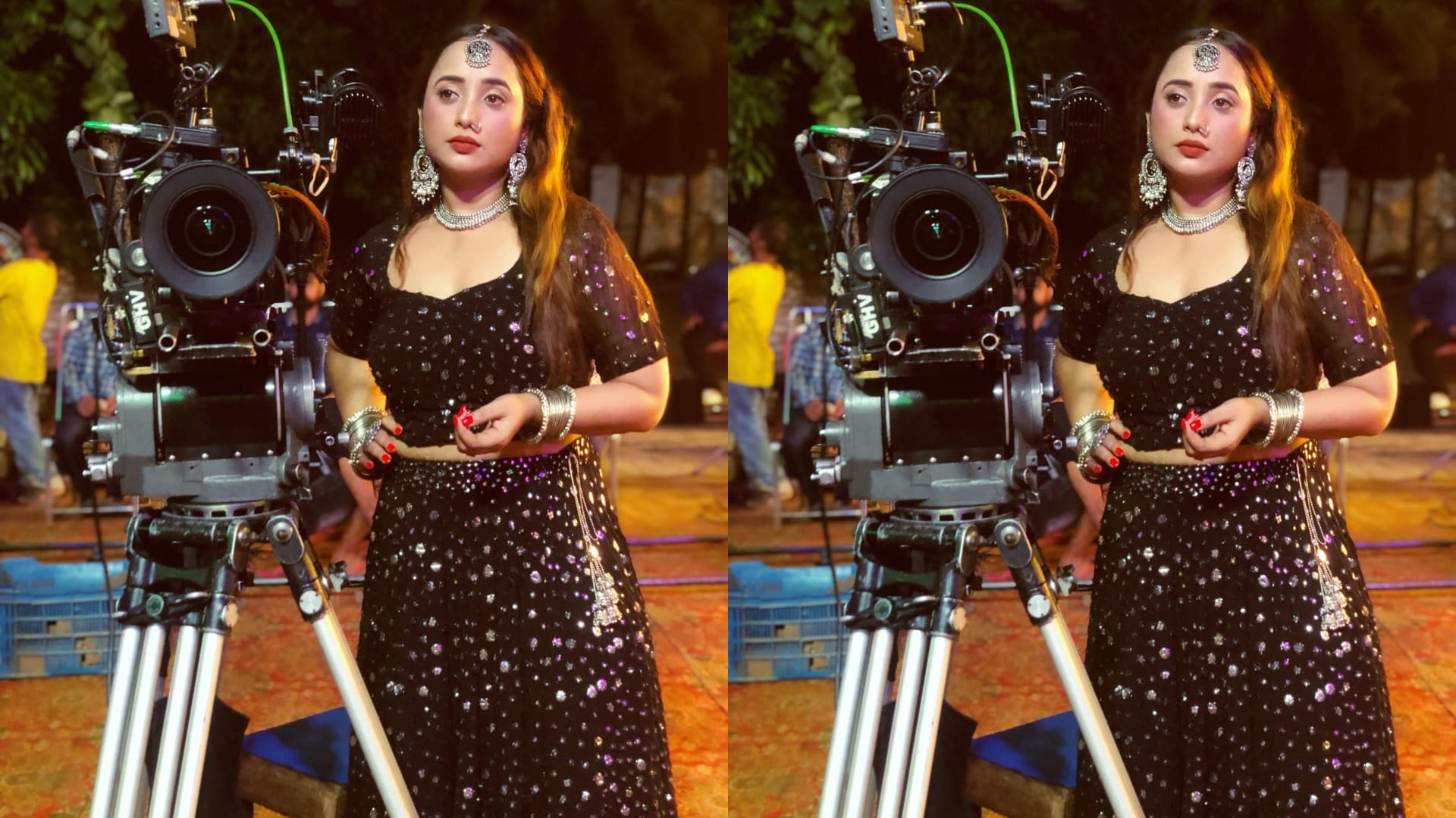 Bhojpuri Queen Rani Chatterjee came to shoot even after being ill, said I am not well but work has to be done