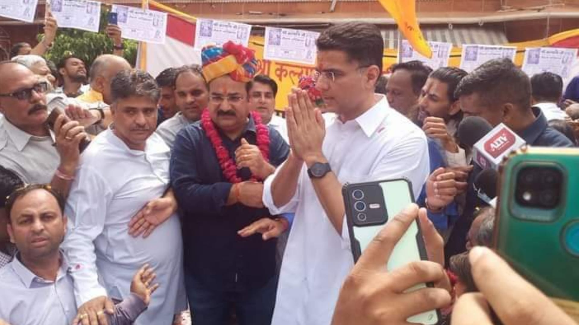 Sachin Pilot starts Diggi Kalyanji Lakkhi Padyatra