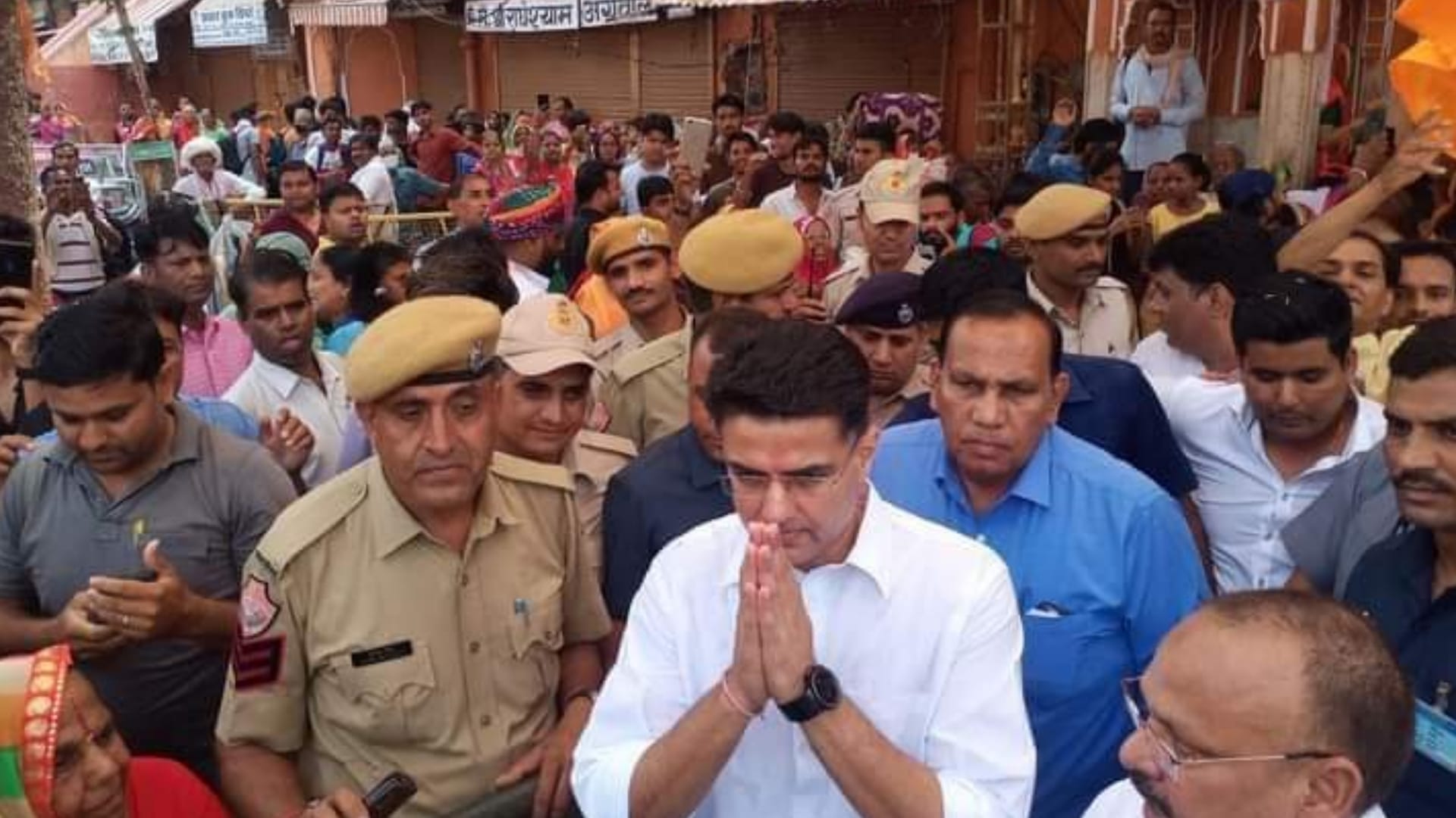 Sachin Pilot starts Diggi Kalyanji Lakkhi Padyatra
