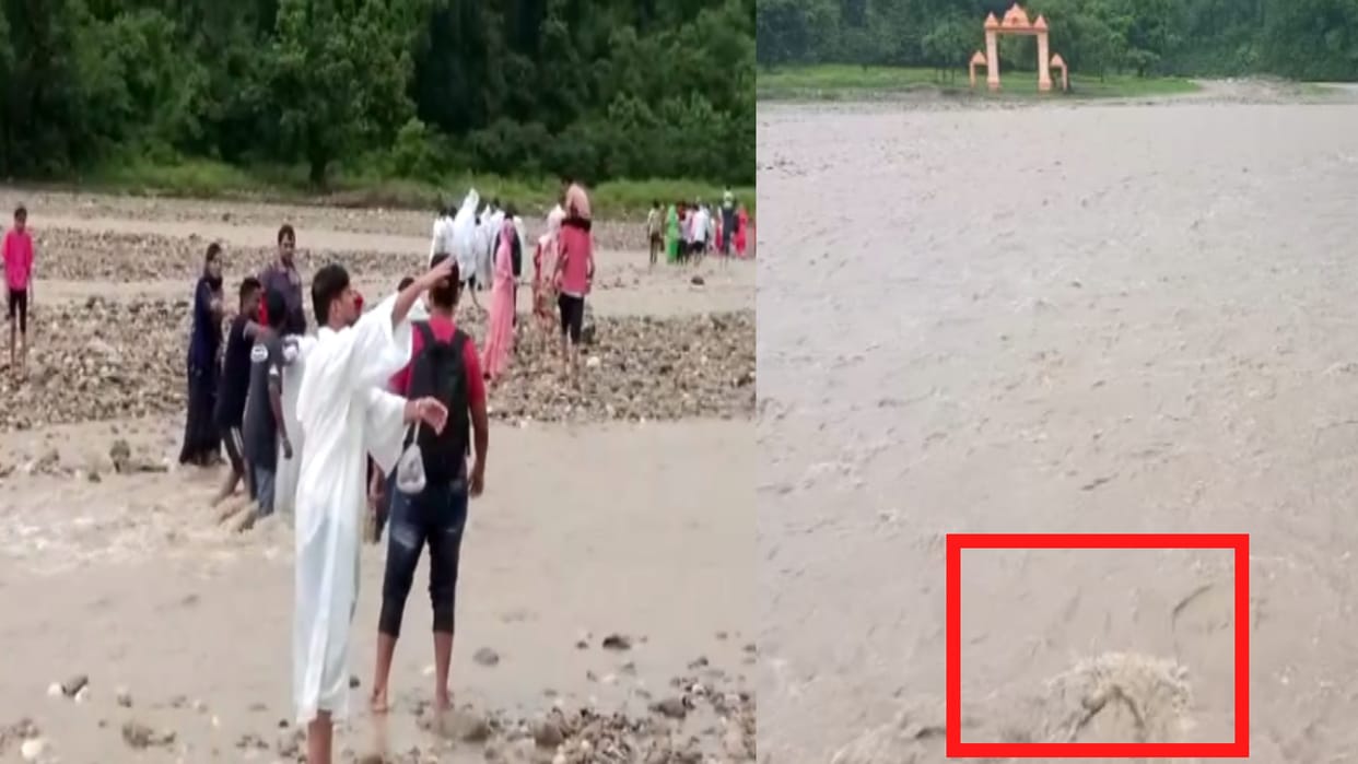 many villages were contact cut off due to floods in the rainy rivers in Saharanpur see pictures