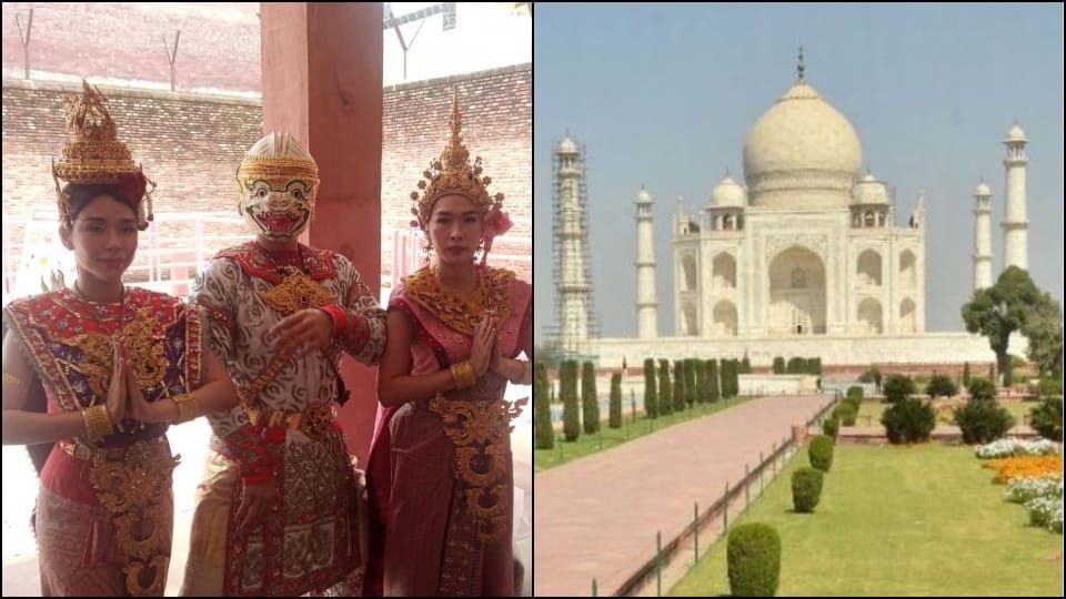 Thailand tourists did not get entry in Taj Mahal due to traditional dress