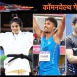 बाएं से- तूलिका मान, तेजस्विन शंकर, सौरव घोषाल, लवप्रीत