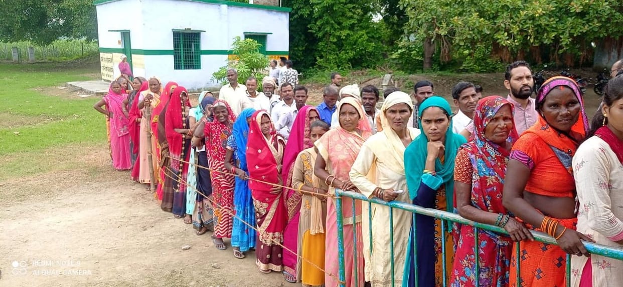 60 percent voting for the four posts of Pradhan and BDC