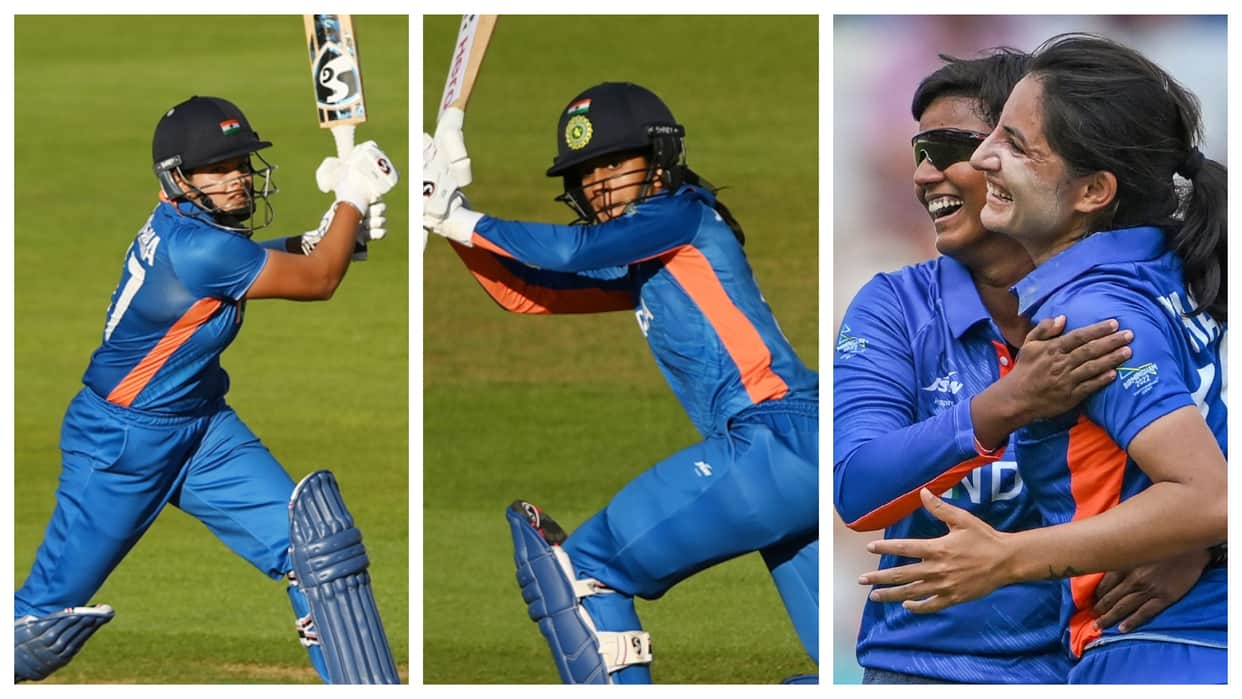Commonwealth Games 2022 Indian women's cricket team in semi finals beats Barbados Renuka Singh takes 4 wickets