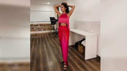 esha gupta looks bold and beautiful in bridal wear for magazine photoshoot