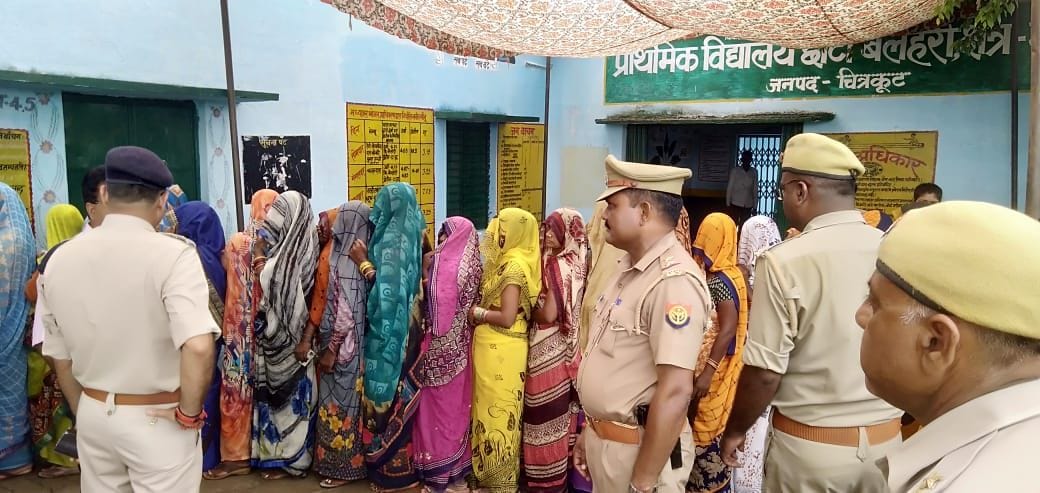 Chitrakoot: 59 percent voting in Gauri's village, more participation of women, counting of votes today