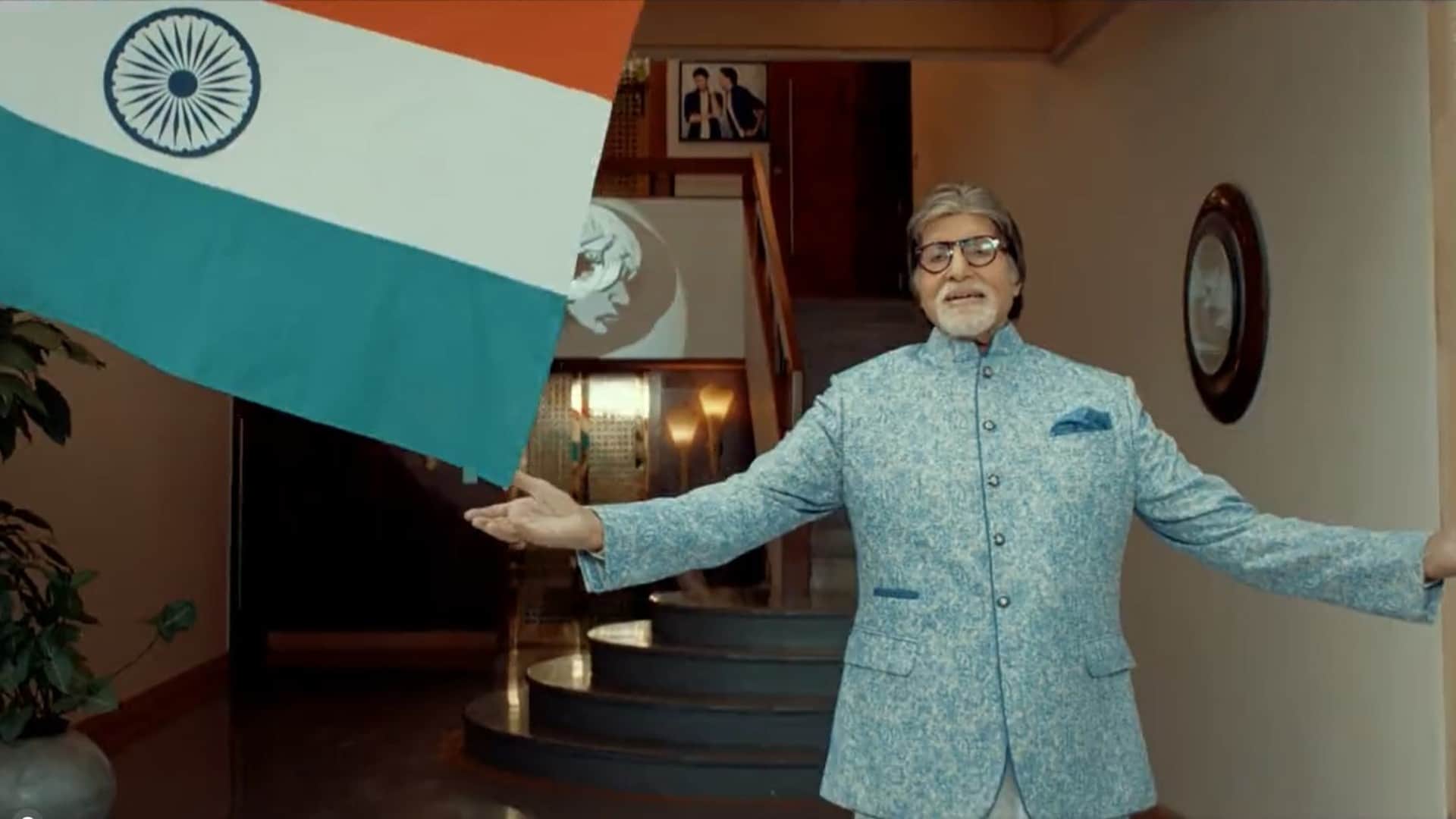 har ghar tiranga sonu nigam Asha Bhosle Amitabh Anushka Akshaya and others feature independence day anthem