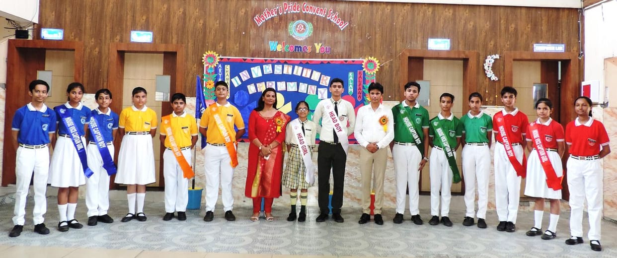 Student Council formed on Thursday in Mother's Pride Convent School