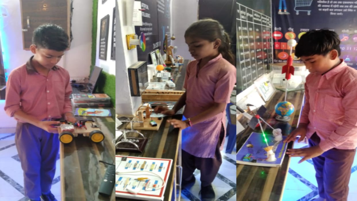 Unique story: students of up government school have made robotic car and rocketry project in Meerut