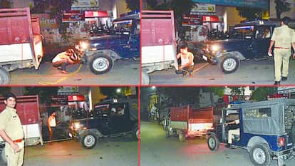 Exclusive: police who went to catch the stuntmen had to be pulled his jeep by Tata magic in Meerut