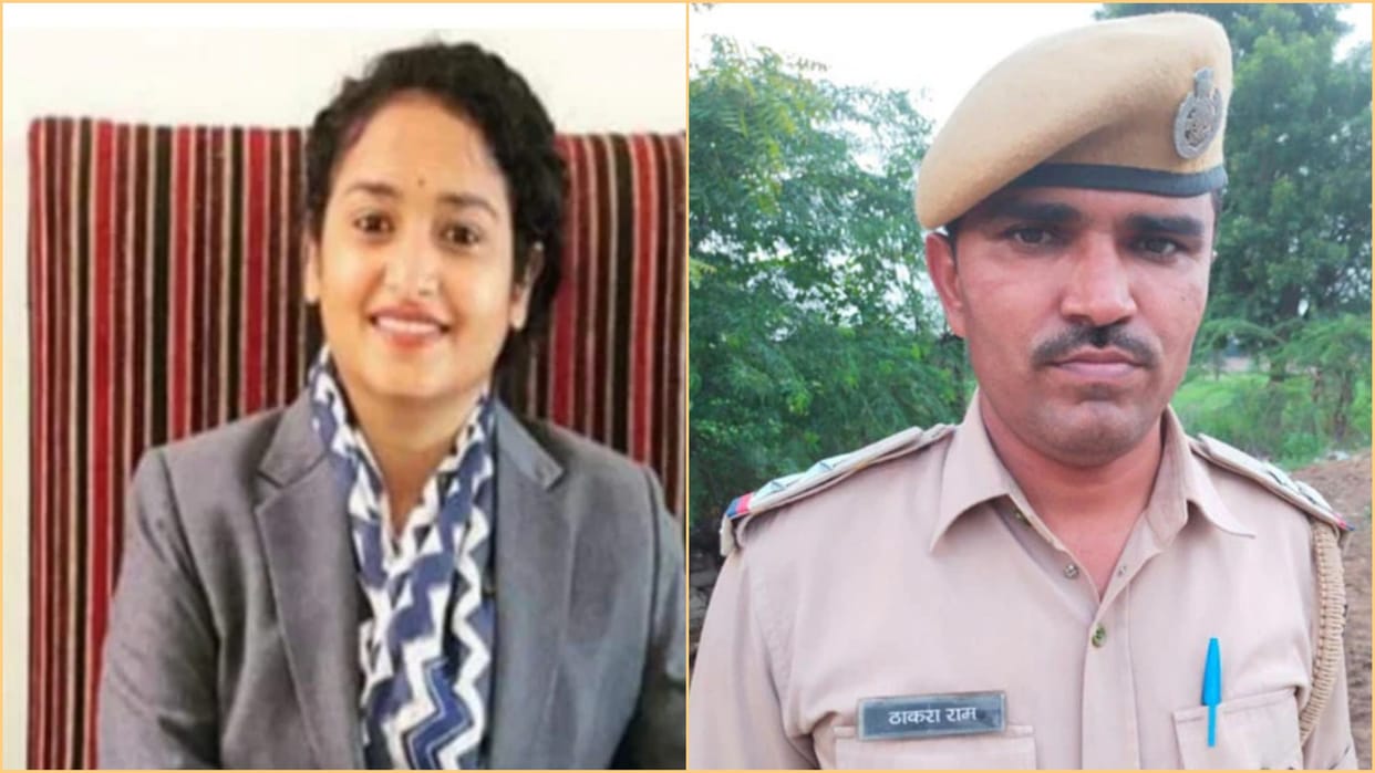 SDM Neha Chipa dispute with SHO on illegal transportation of gravel