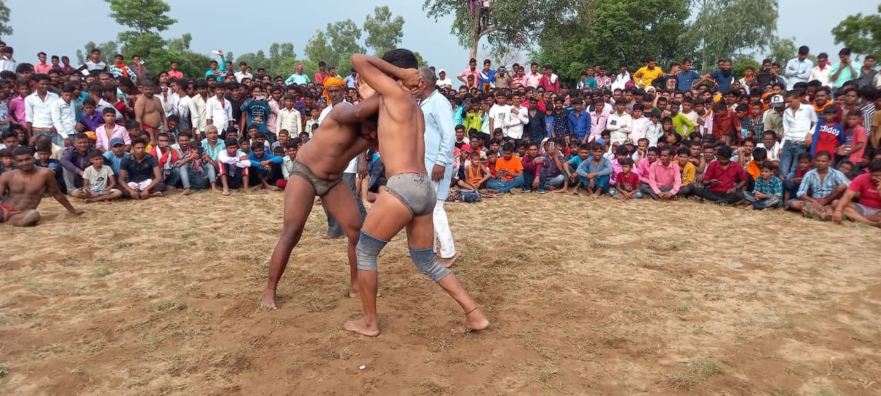 Haryana wrestler Surendra won the riot