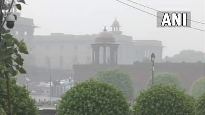 Rain showers in the national capital more showers likely in the next two days