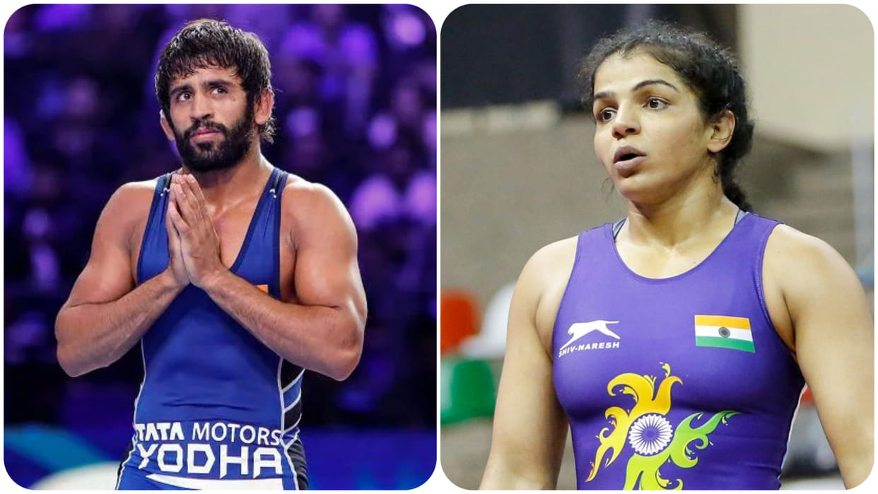 Bajrang Punia and Sakshi malik will lead indian wrestlers in CWG 2022