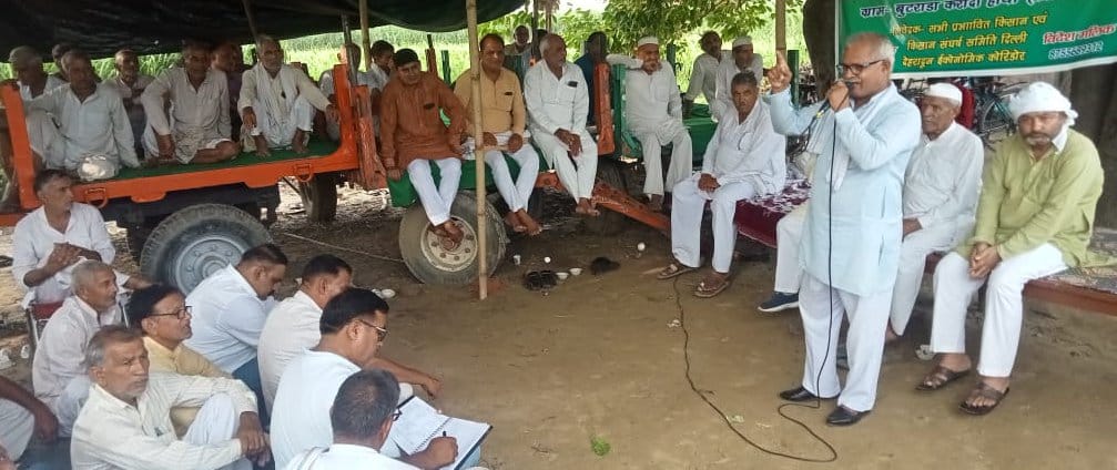 The talks between the agitating farmers and the administration were fruitless