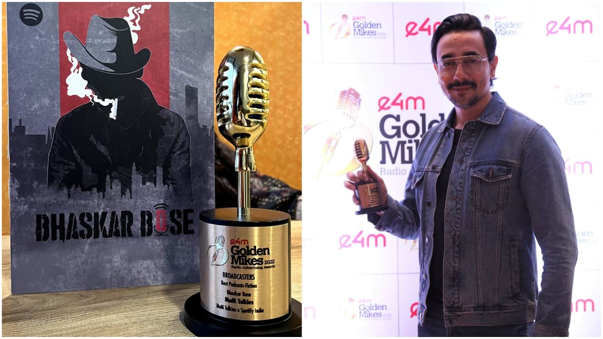 Mantra Show Bhaskar Bose by MnM Talkies on Spotify wins Golden Mikes Awards 2022